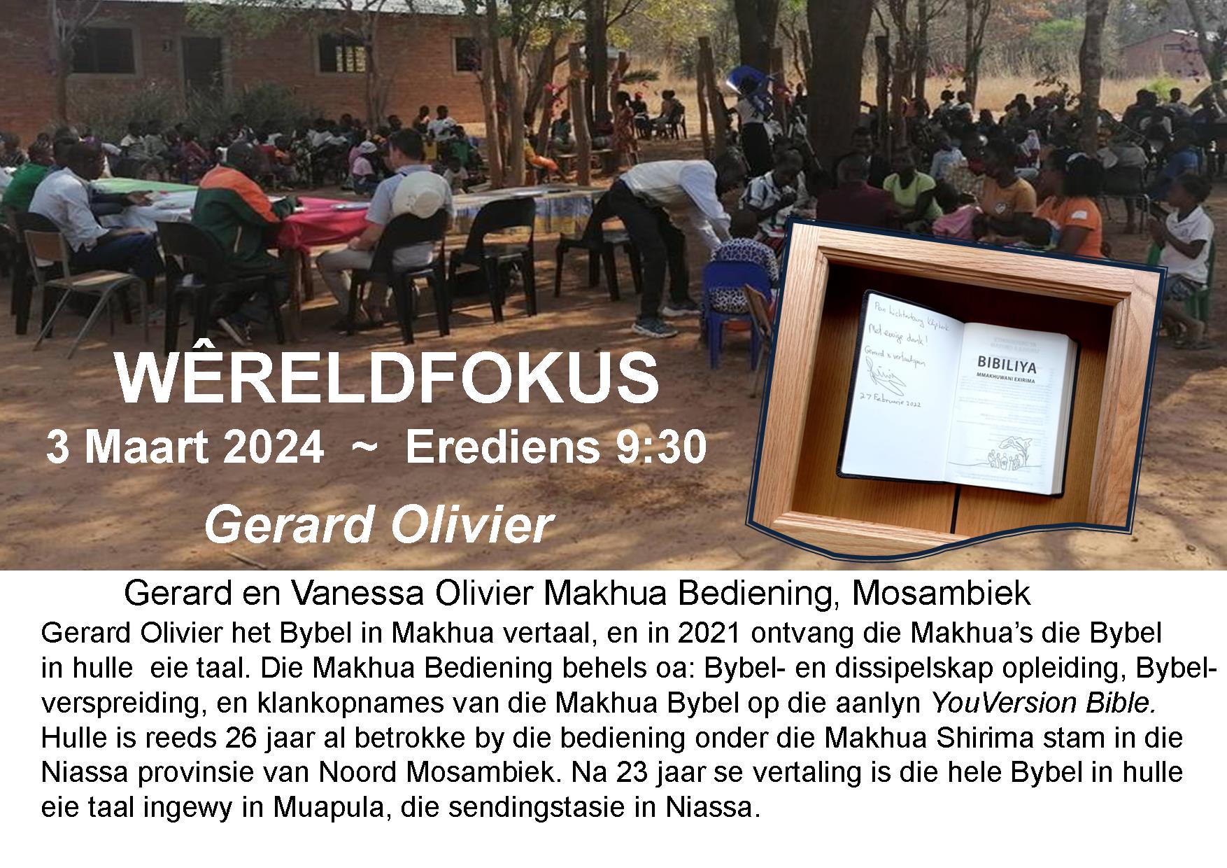 Wereldfokus naweke nuus Lichtenburg N G Klipkerk